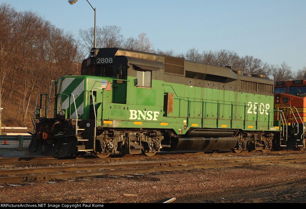 BNSF 2808 at Gibson Yard